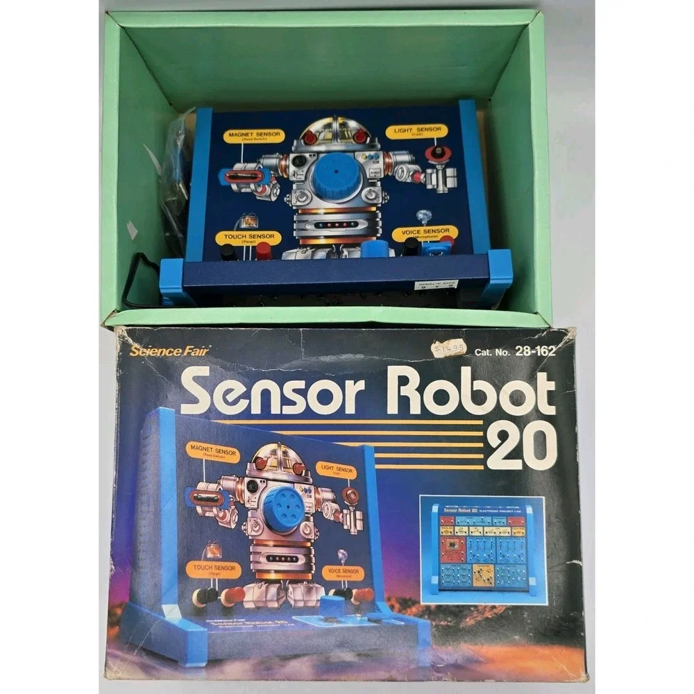 Vintage Radioshack Science Fair SENSOR ROBOT 20 Electronic‎ Project Lab